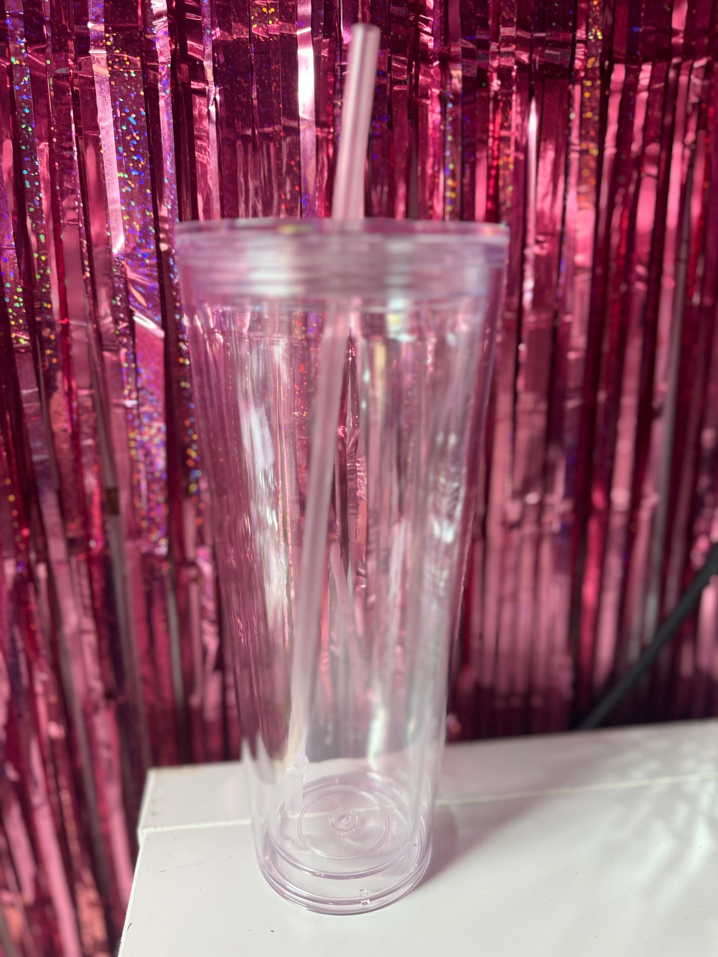 Custom Snow Globe Tumbler - 24oz