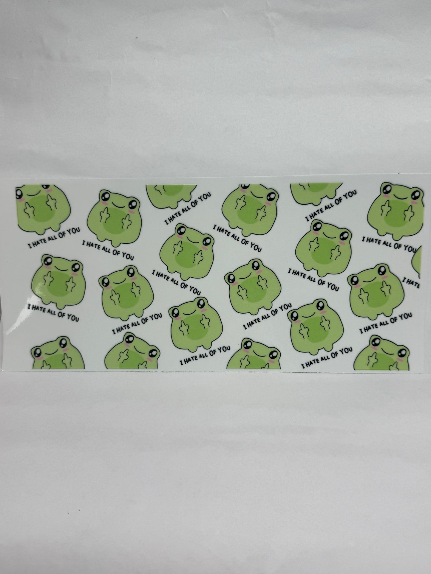 Animal cup wraps and decals