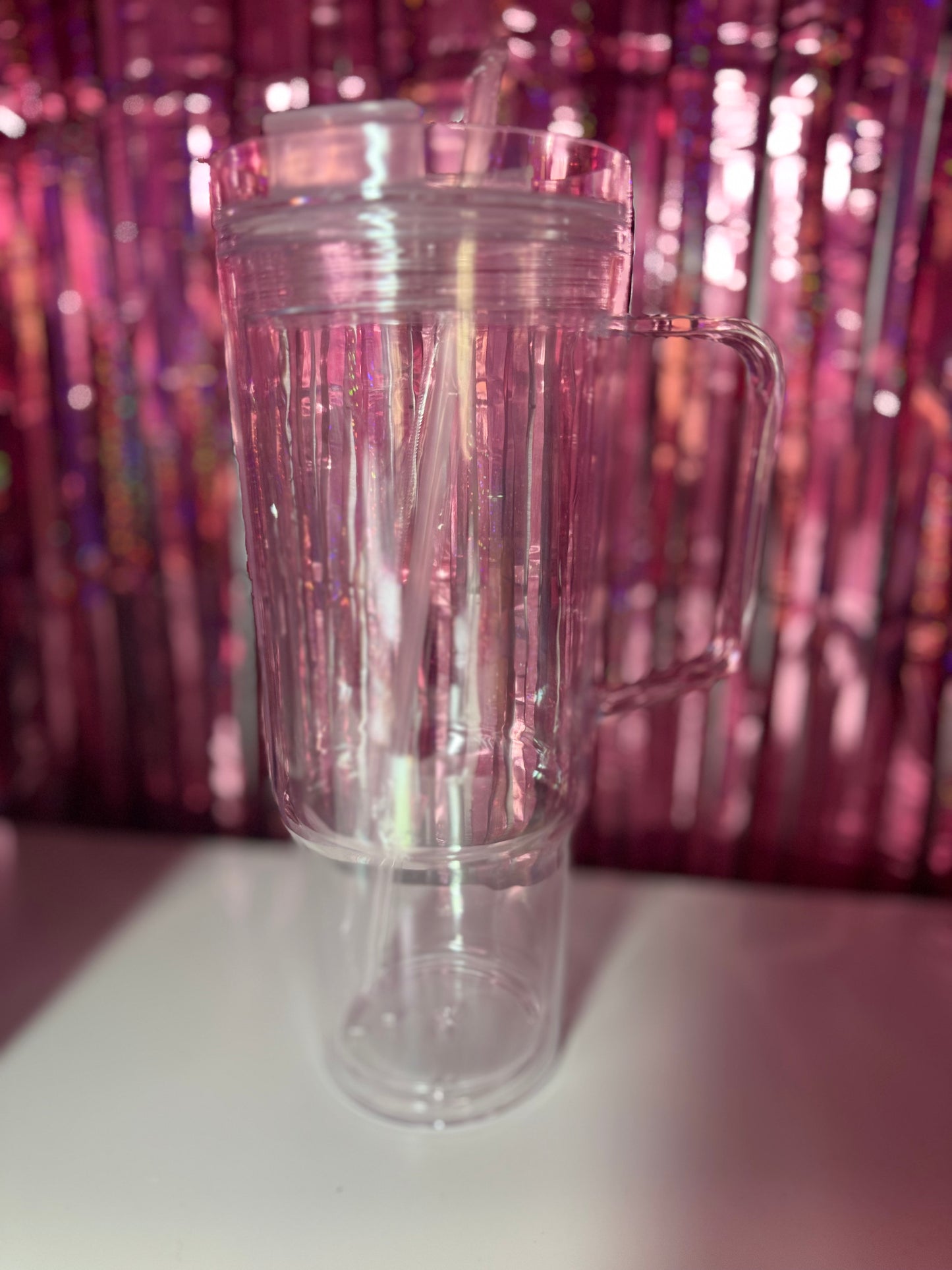 Custom Snow Globe Tumbler - 40oz