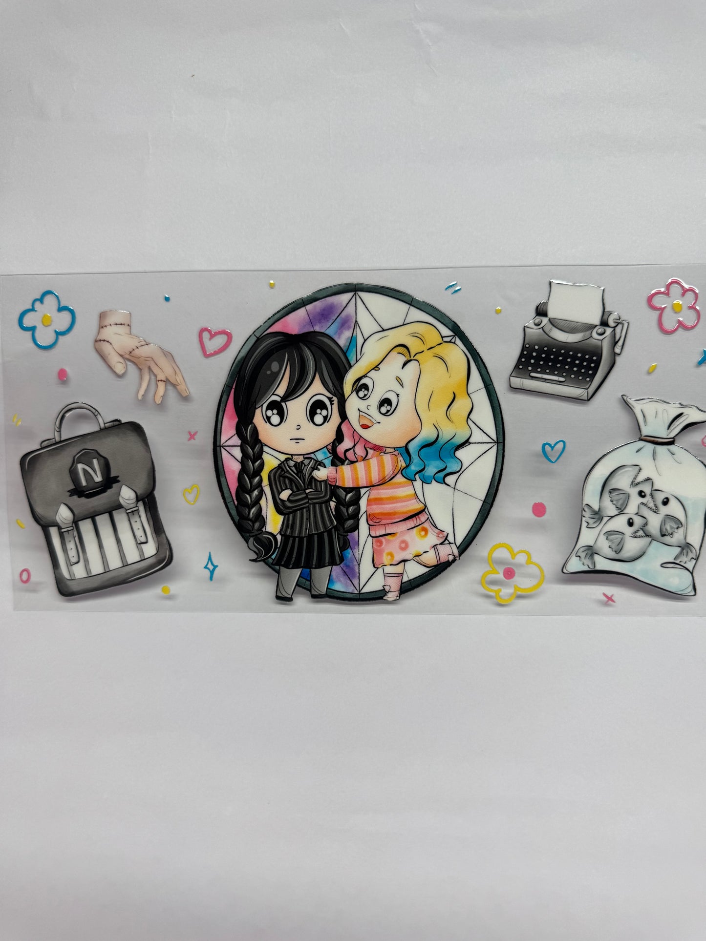 Tv & film cup wraps and decals