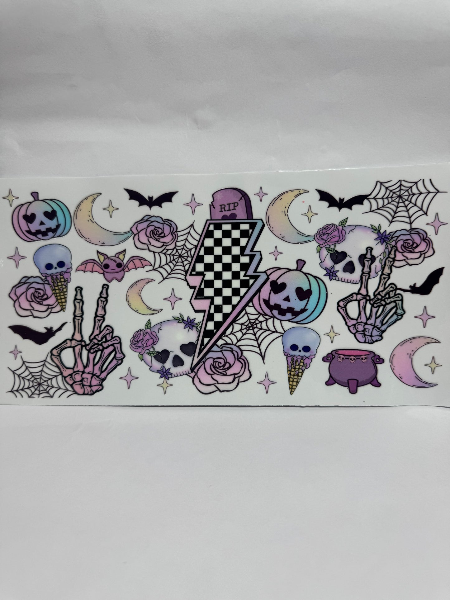 Spooky cup wraps and decals
