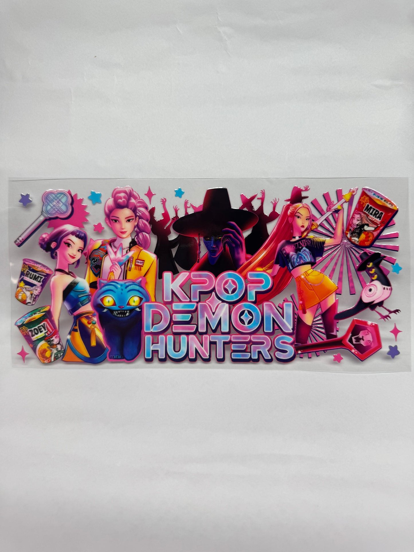 Tv & film cup wraps and decals