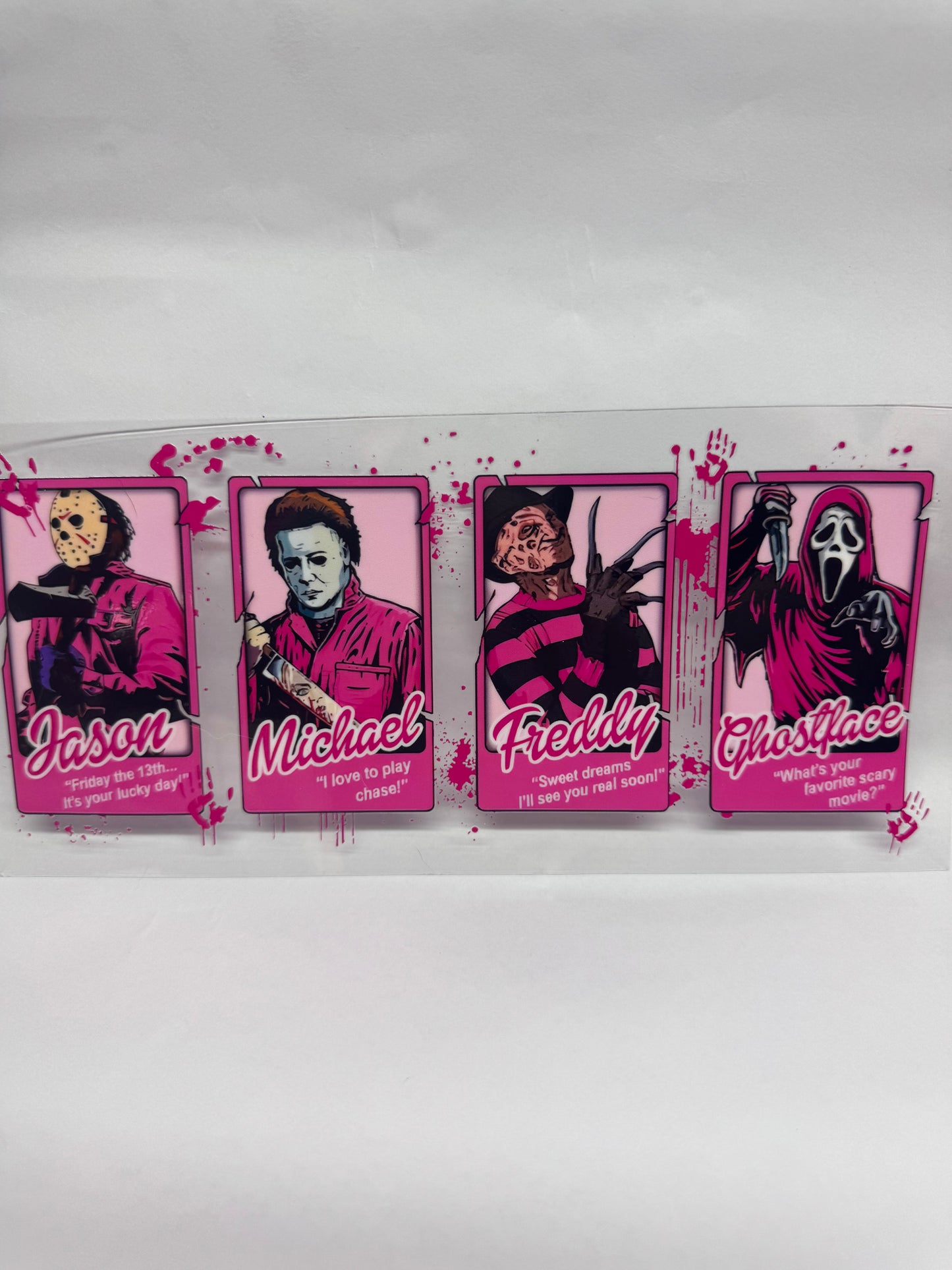 Spooky cup wraps and decals