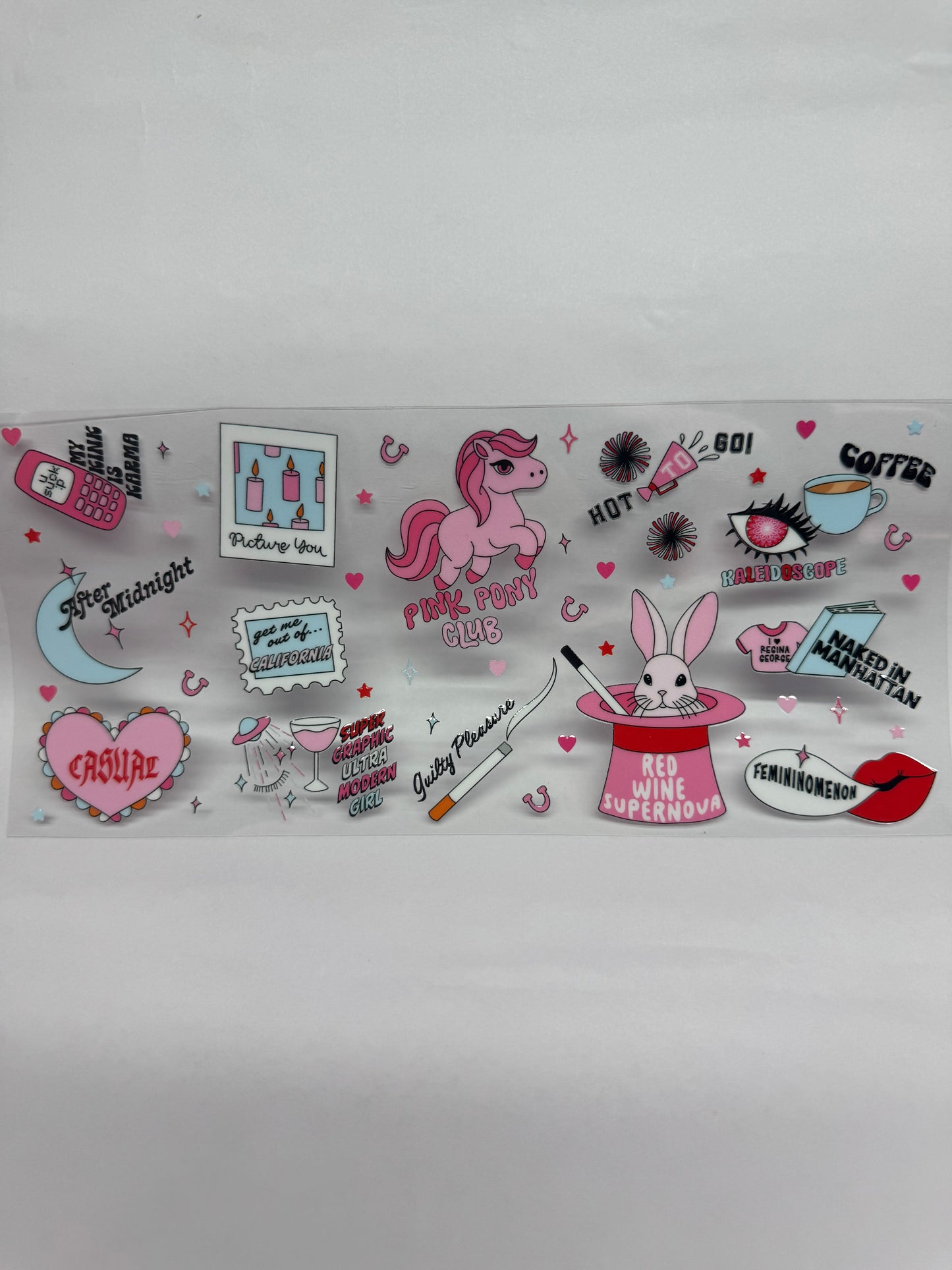 Misc cup wraps and decals