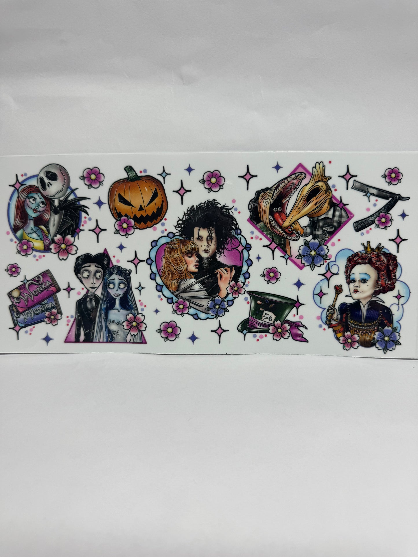 Spooky cup wraps and decals