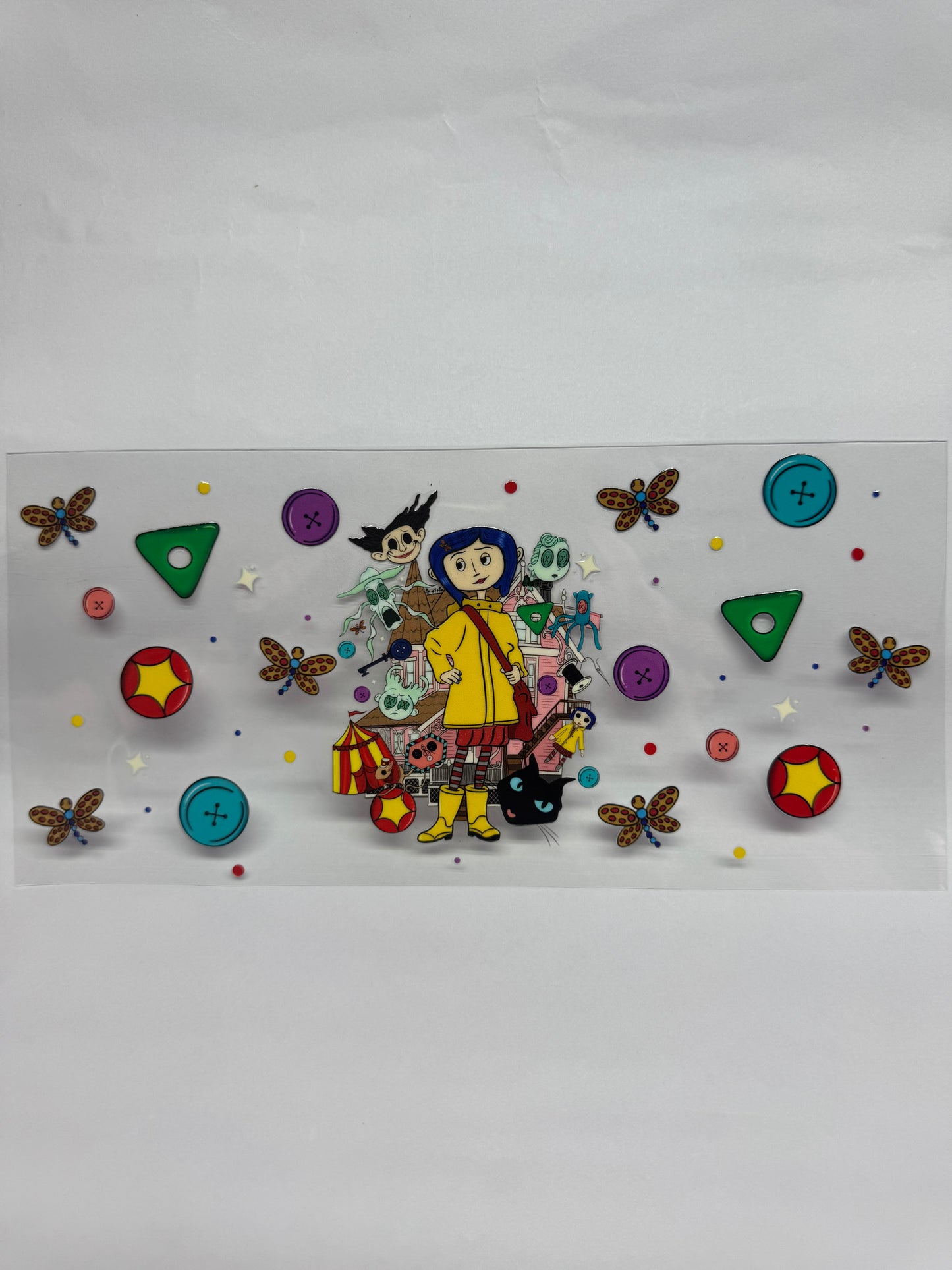 Tv & film cup wraps and decals