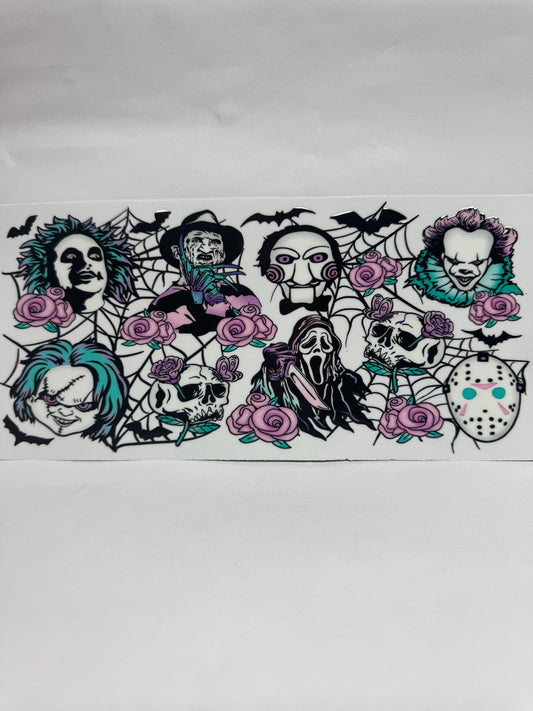 Spooky cup wraps and decals