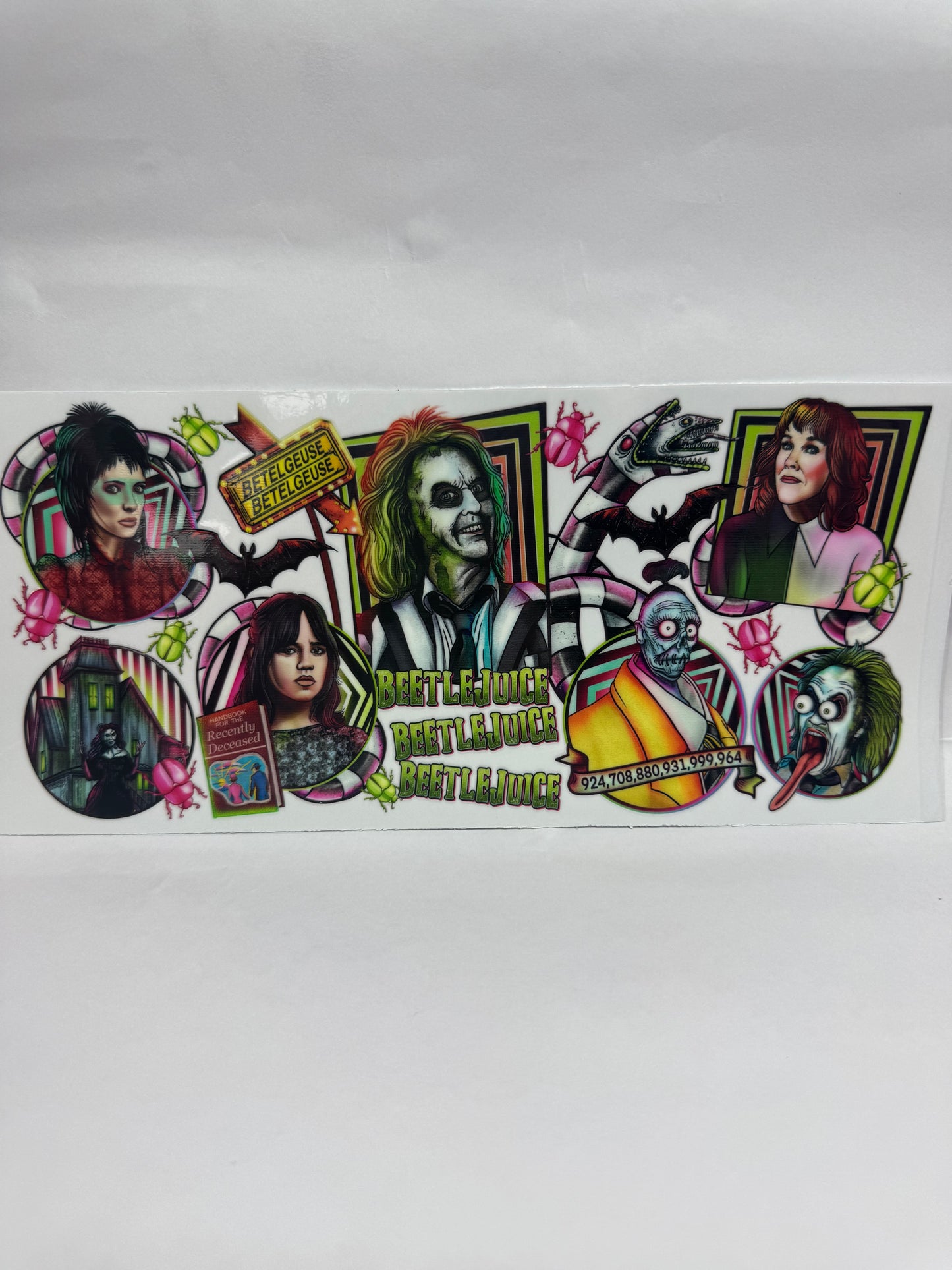 Spooky cup wraps and decals