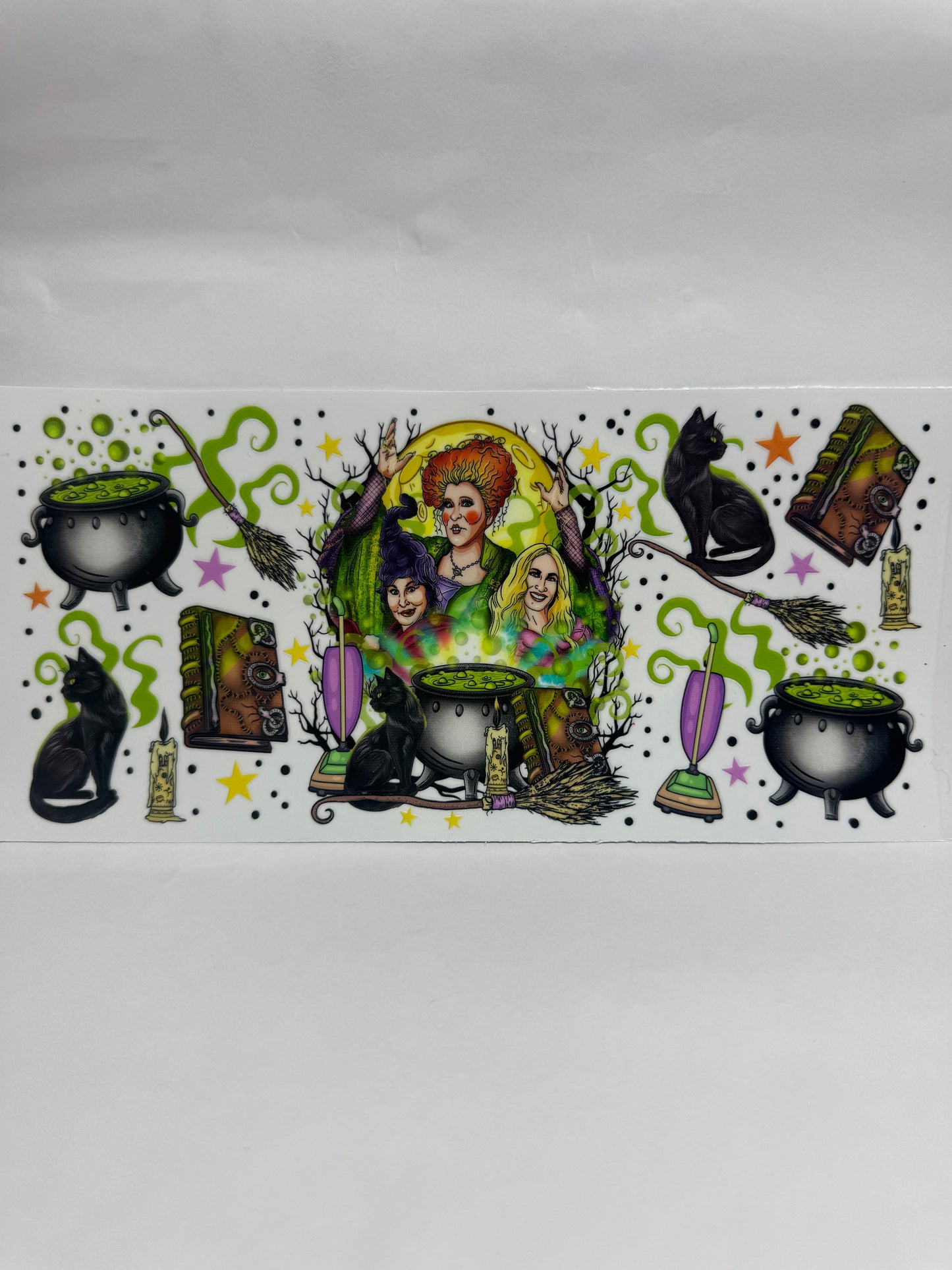 Spooky cup wraps and decals