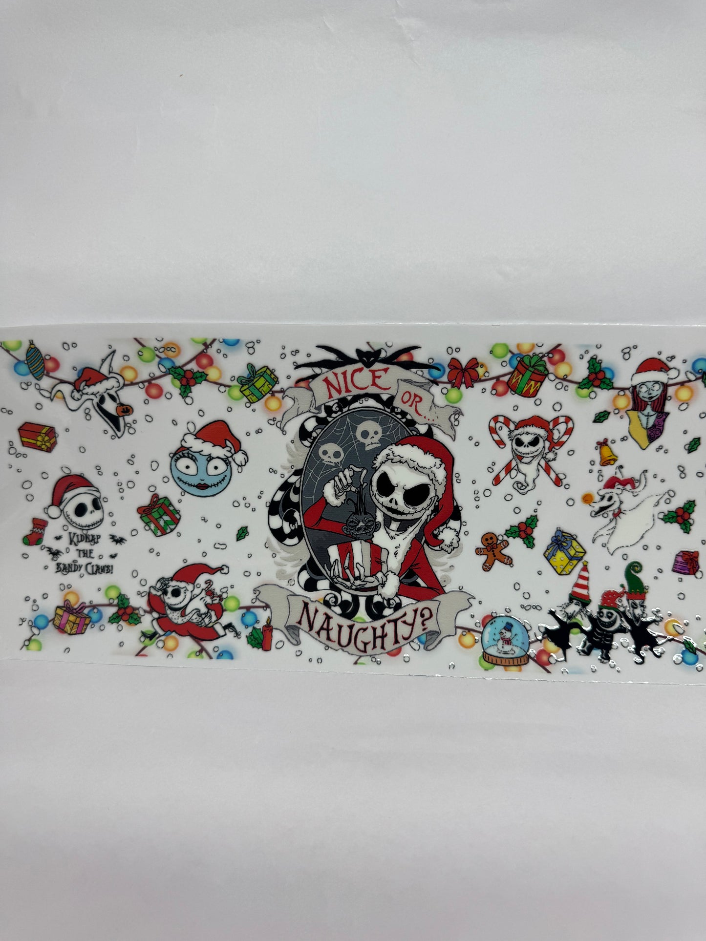 Christmas cup wraps and decals