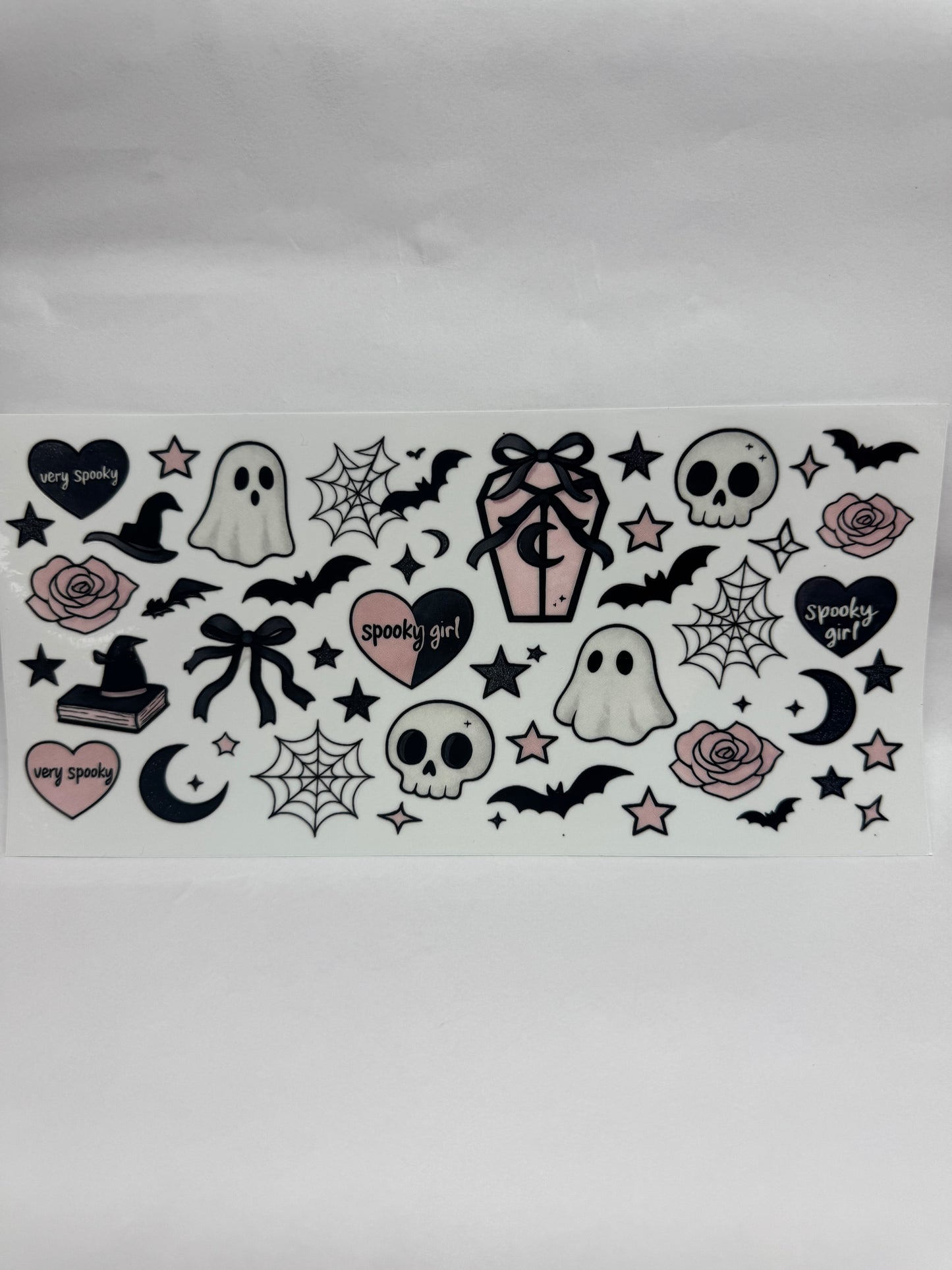 Spooky cup wraps and decals