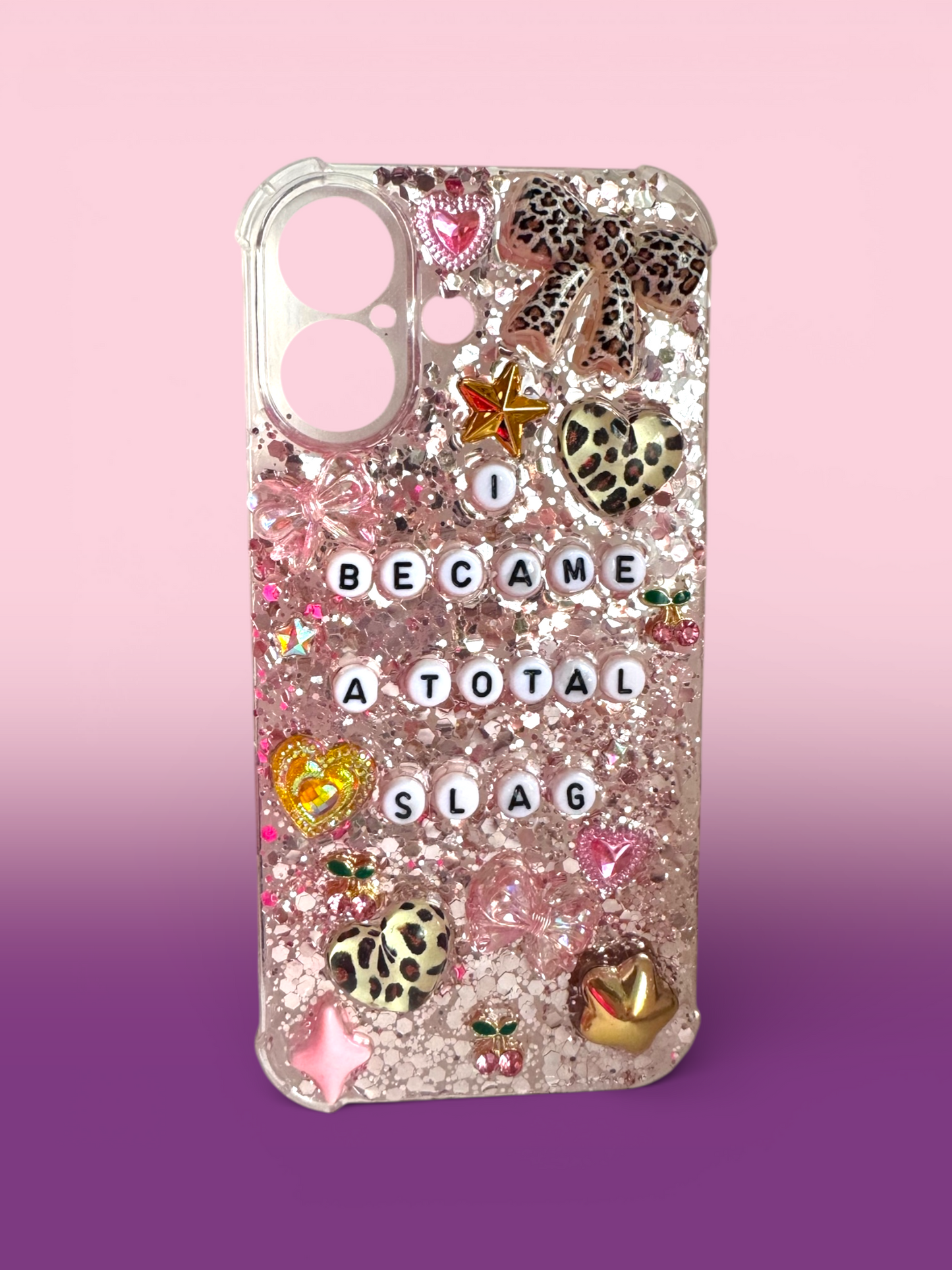 “I became a total slag” phone case