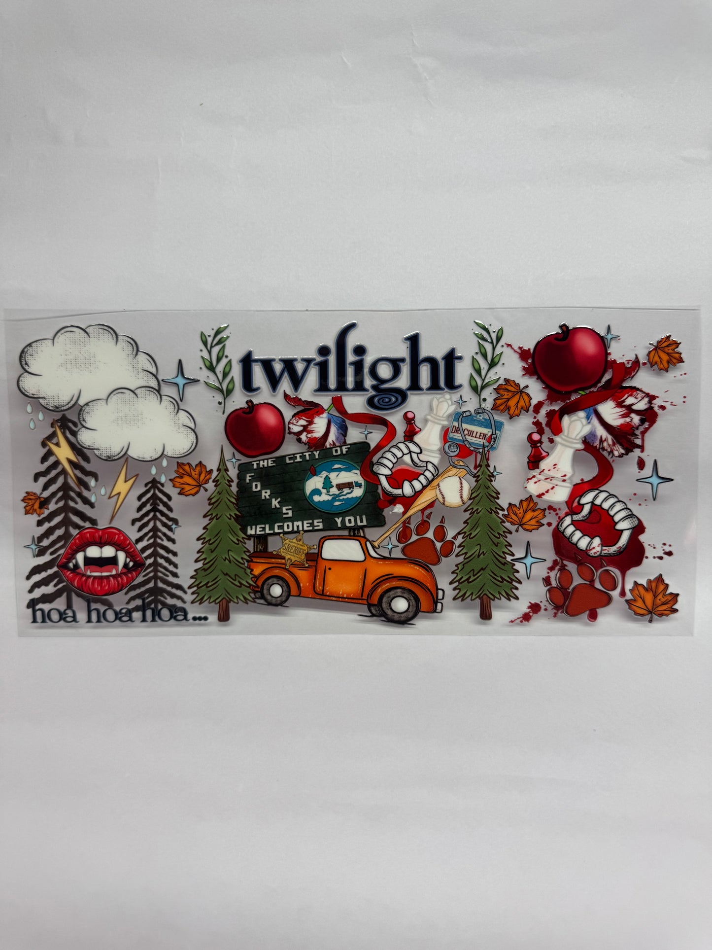 Tv & film cup wraps and decals